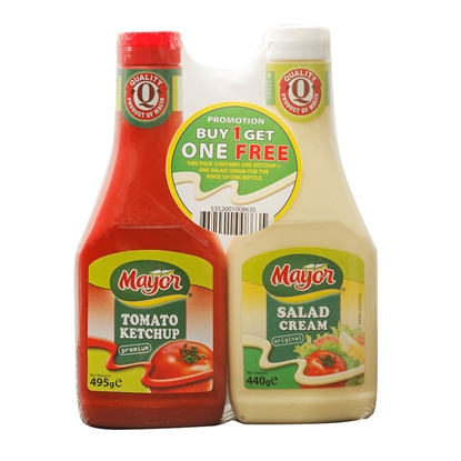 Picture of MAYOR KETCHUP & SALADCREAM 1+1